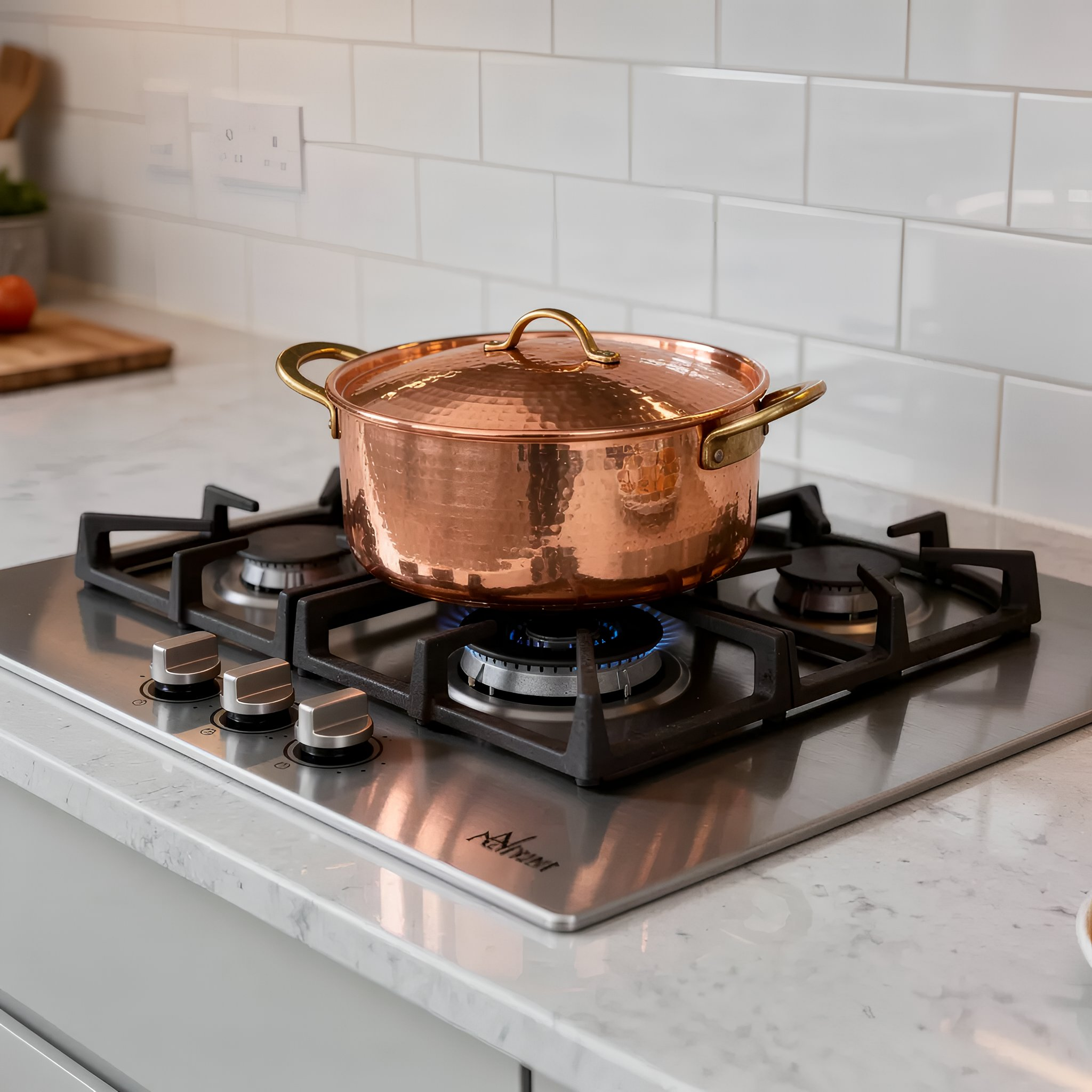 Turna Copper Italian Pot Hand-Hammared