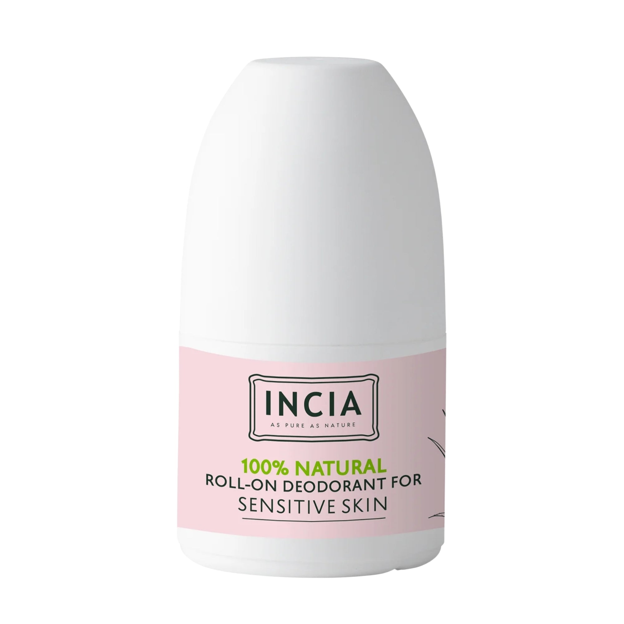 INCIA 100% Natural Roll - on Deodorant For Sensitive Skin - 50ml - Exporgin - Global Shopping Site
