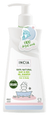 INCIA Organic Certified 100% Natural Children’s Gel Shampoo – Gentle Hair & Body Wash with Lavender Oil 350 ml - Exporgin - Global Shopping Site