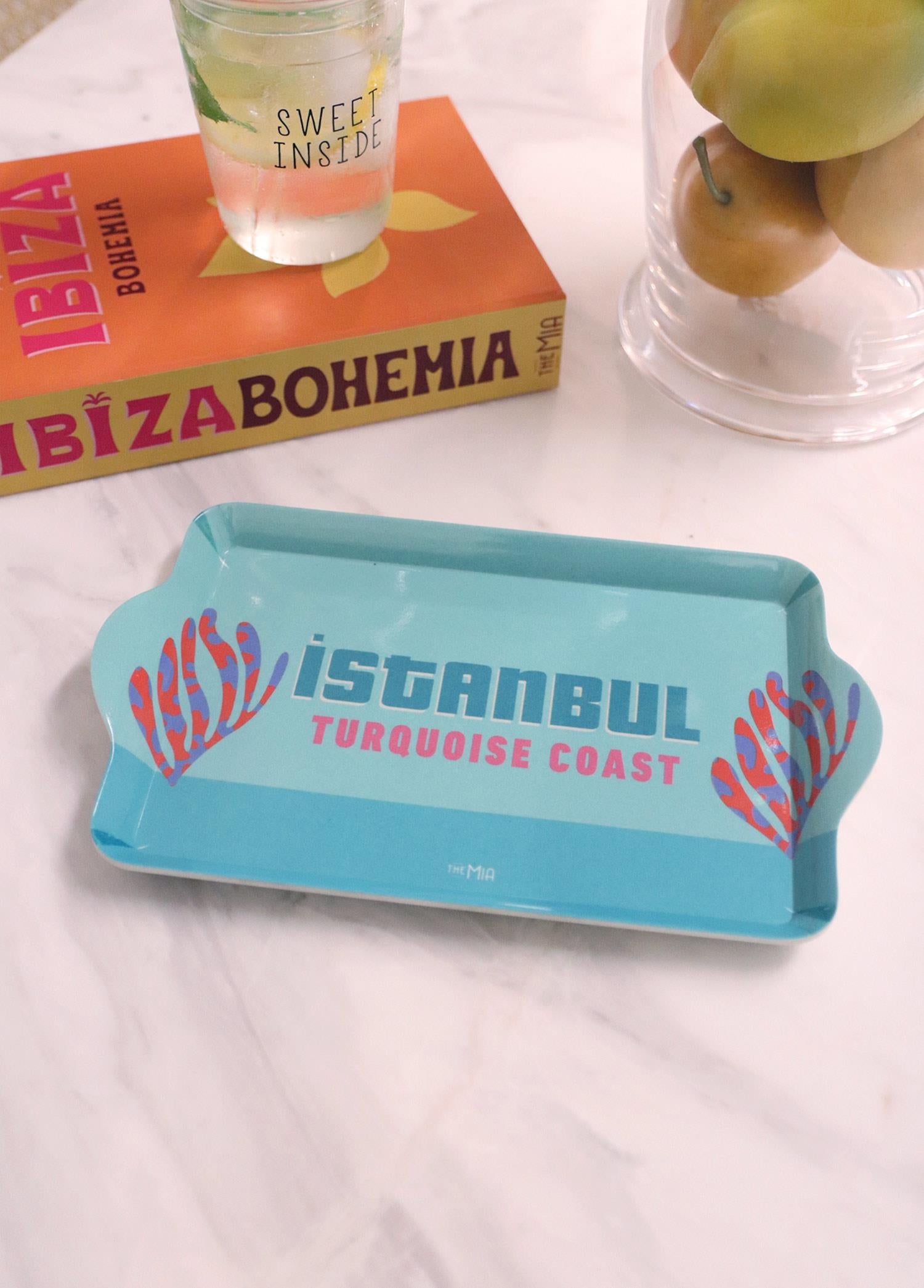 Istanbul Mini Tray Blue 24x14 cm