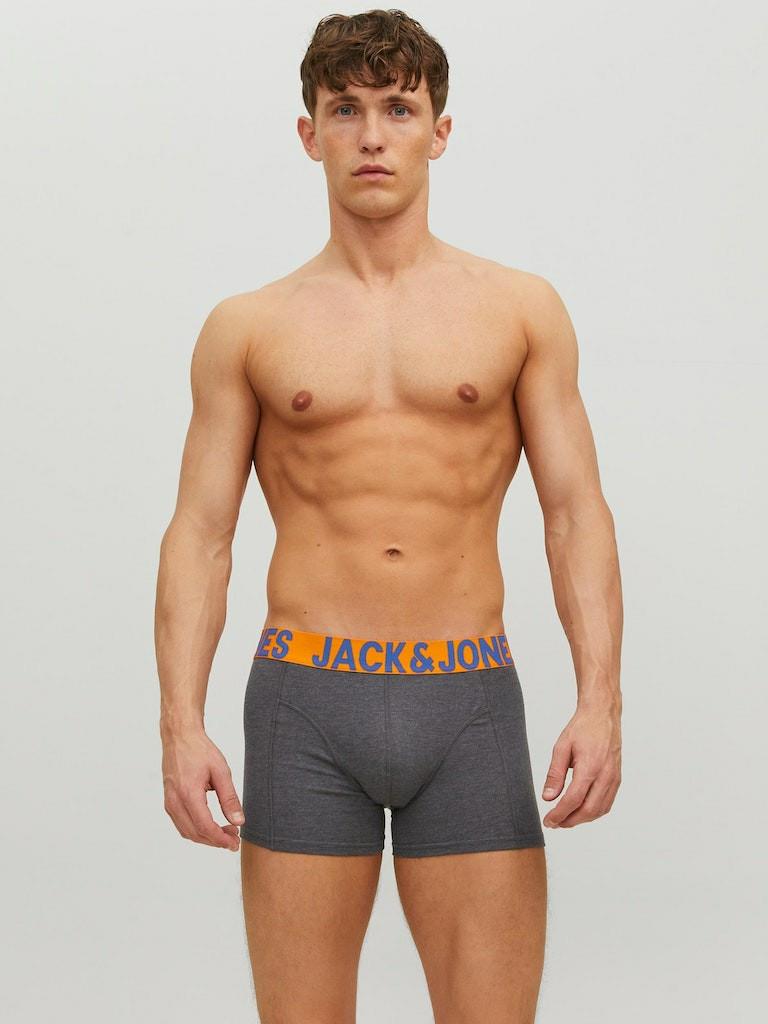 Jack Jones Crezy Solid 3 Pack Erek Boxer 12151349