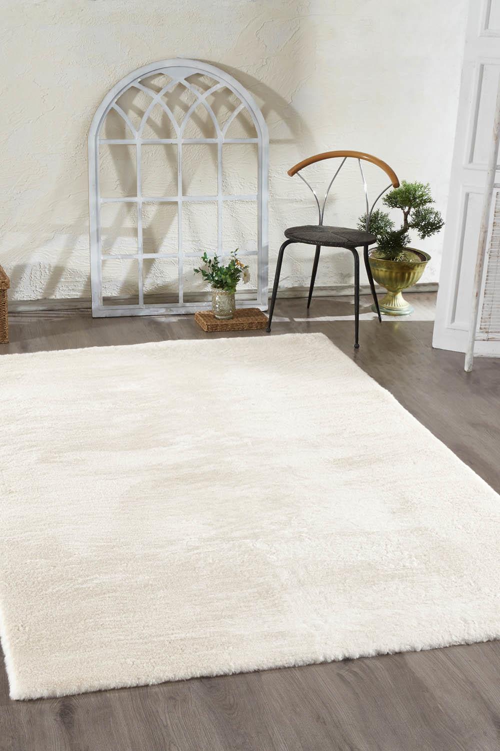 Alfombra de piel de jasrug 80x120 beige