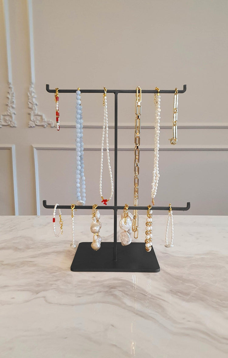 Jewelry Set of 2 Black 30x25 cm - Exporgin - Global Shopping Site