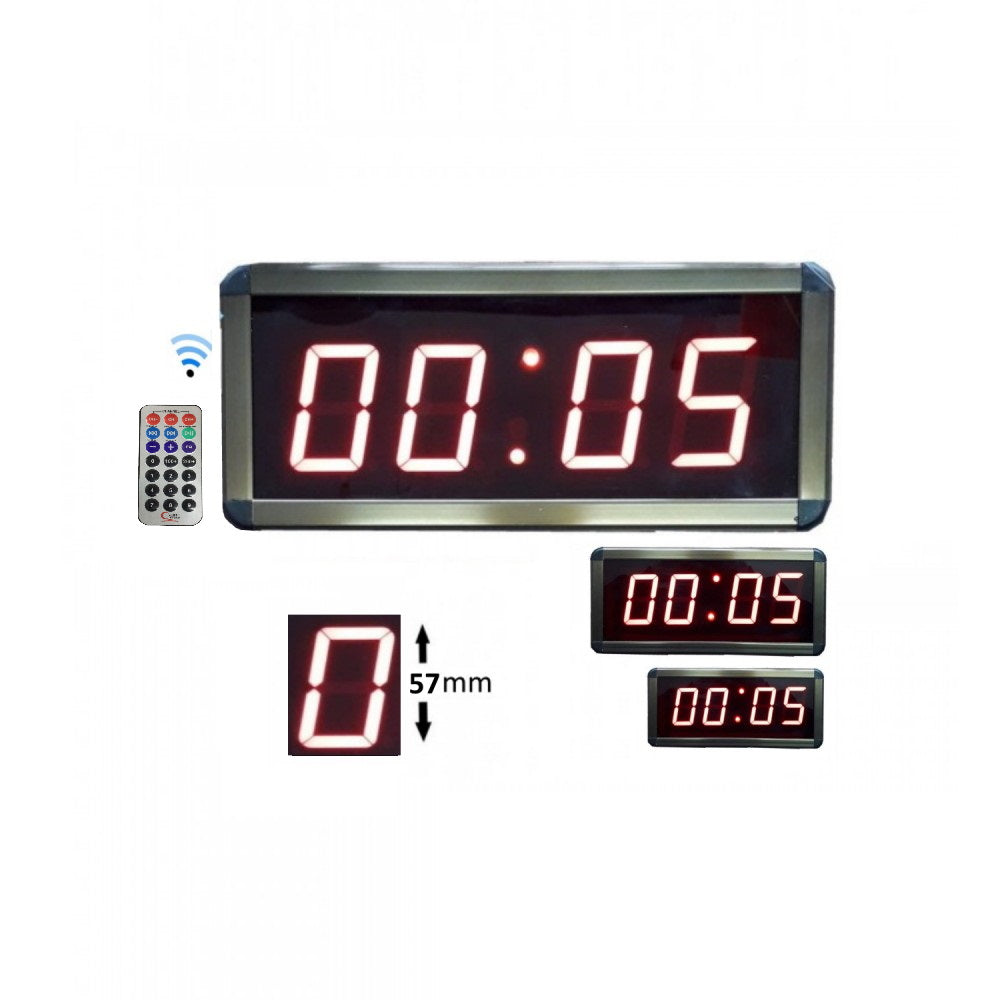 Synchronous Digital Clock with Wireless Communication (Case Dimension: 12x30 cm)