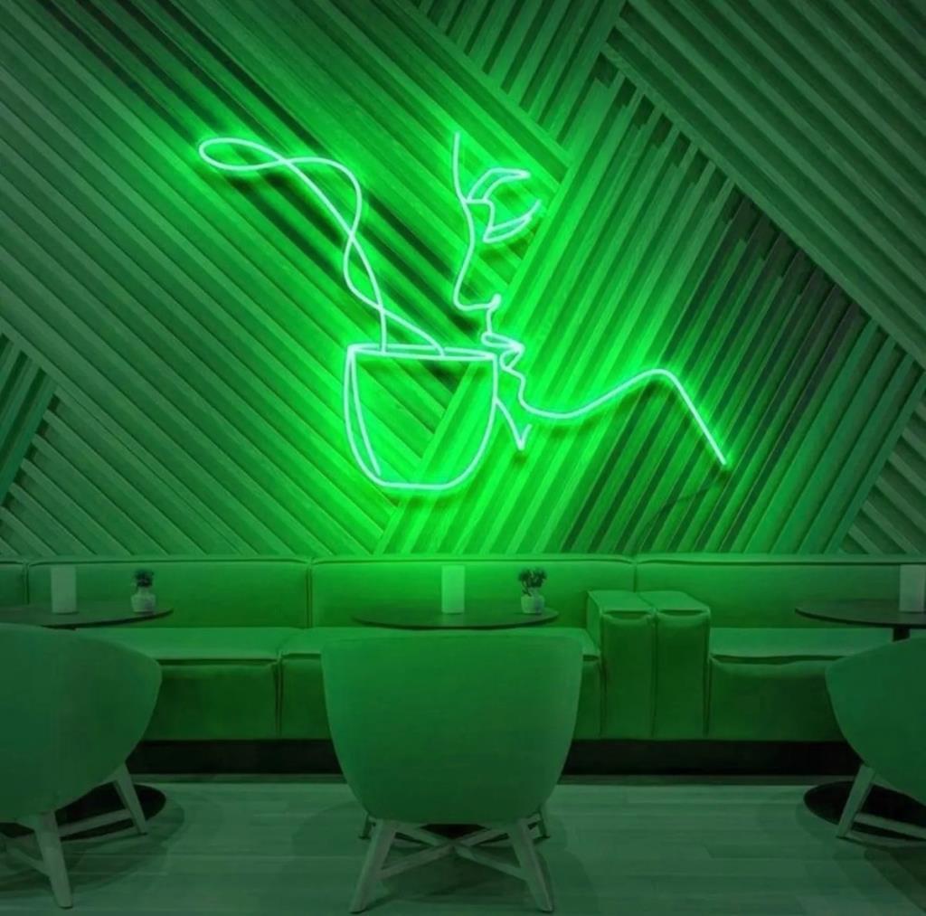 Coffee Coffee Neon Led Sign Cafe Decoration