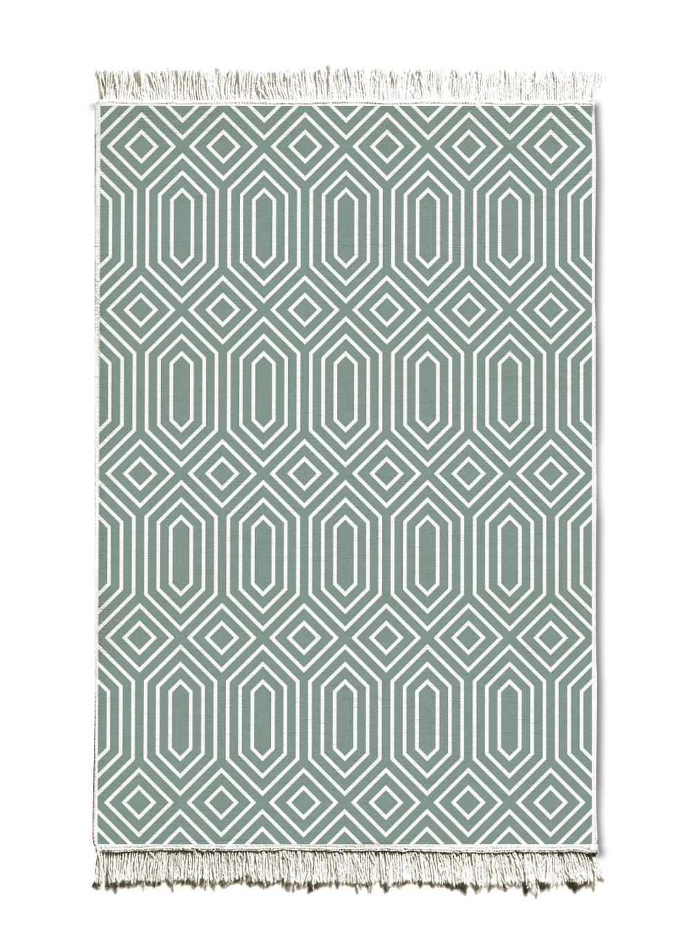 Kilim Double Sided Green 150x100 cm