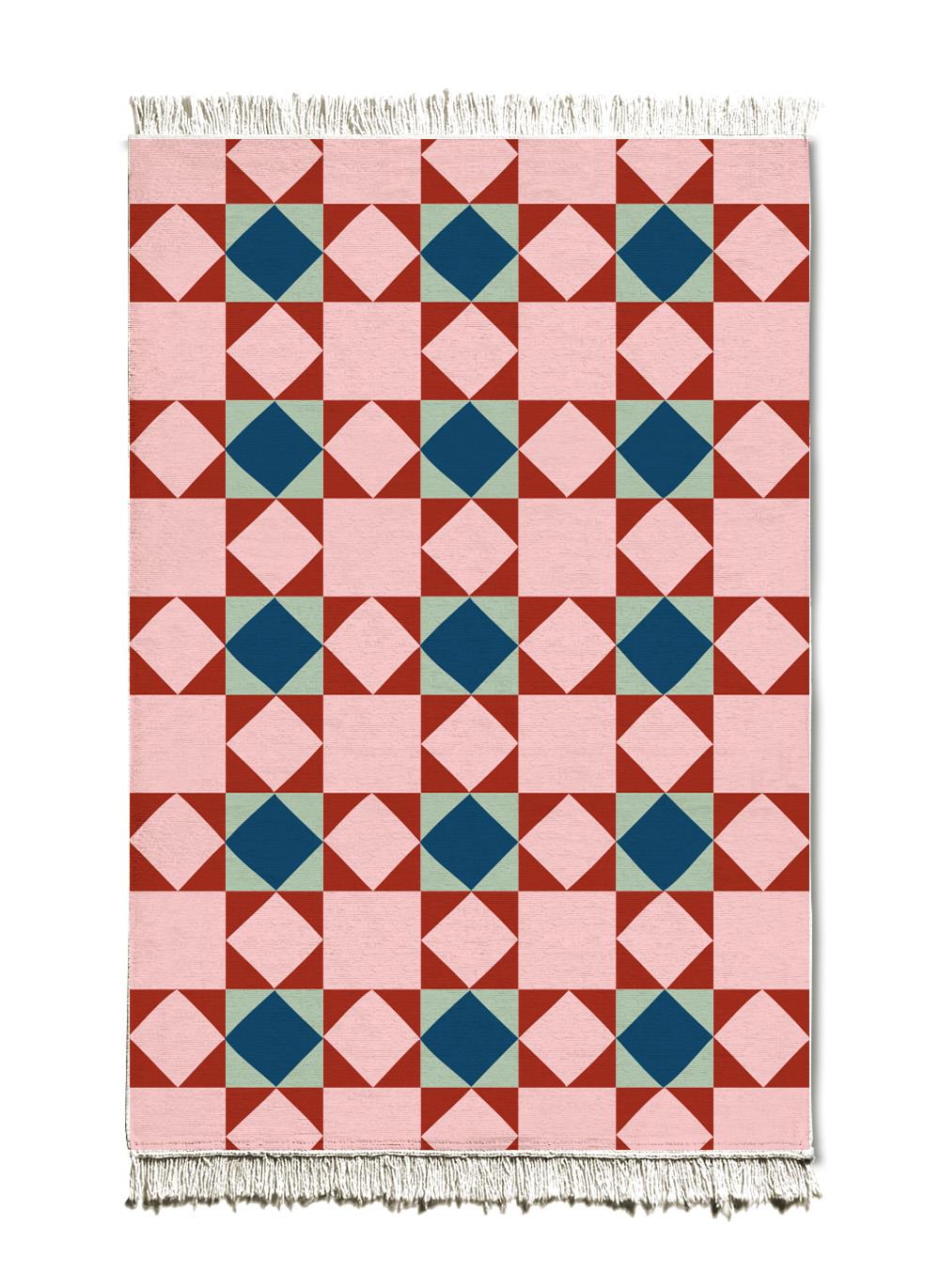 Piazza Kilim a doppio lato 150x100 cm