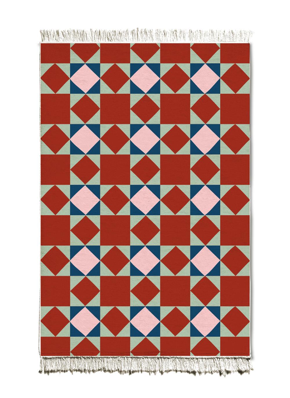 Piazza Kilim a doppio lato 150x100 cm