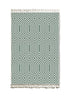 Kilim Double Sided Green 120x80 cm - Exporgin - Global Shopping Site