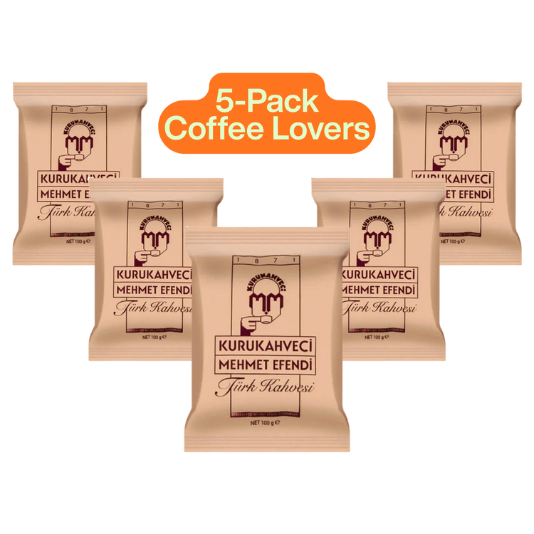 Kurukahveci Mehmet Efendi Turkish Coffee 100gr – Authentic Rich Aroma & Bold Flavor – Traditional Ground Roast - Exporgin | Türkiye Comes to You