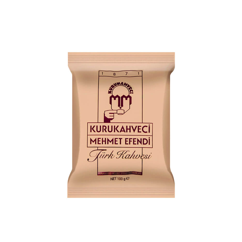 Kurukahveci Mehmet Efendi Turkish Coffee 100gr – Authentic Rich Aroma & Bold Flavor – Traditional Ground Roast - Exporgin | Türkiye Comes to You