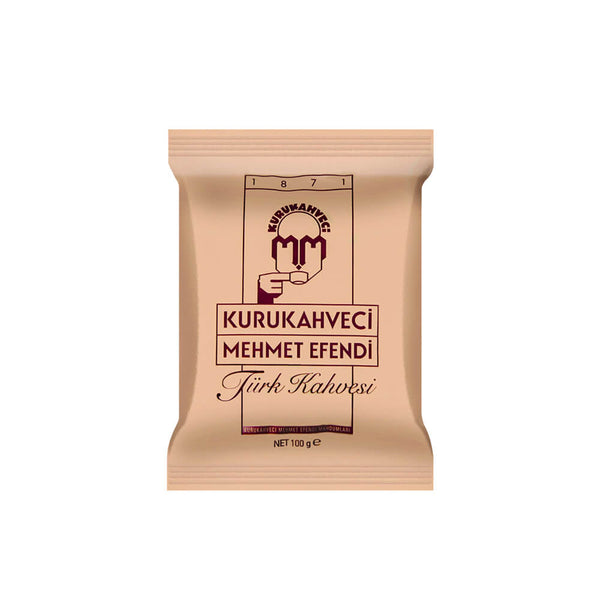 Kurukahveci Mehmet Efendi Turkish Coffee 100gr – Authentic Rich Aroma & Bold Flavor – Traditional Ground Roast - Exporgin | Türkiye Comes to You