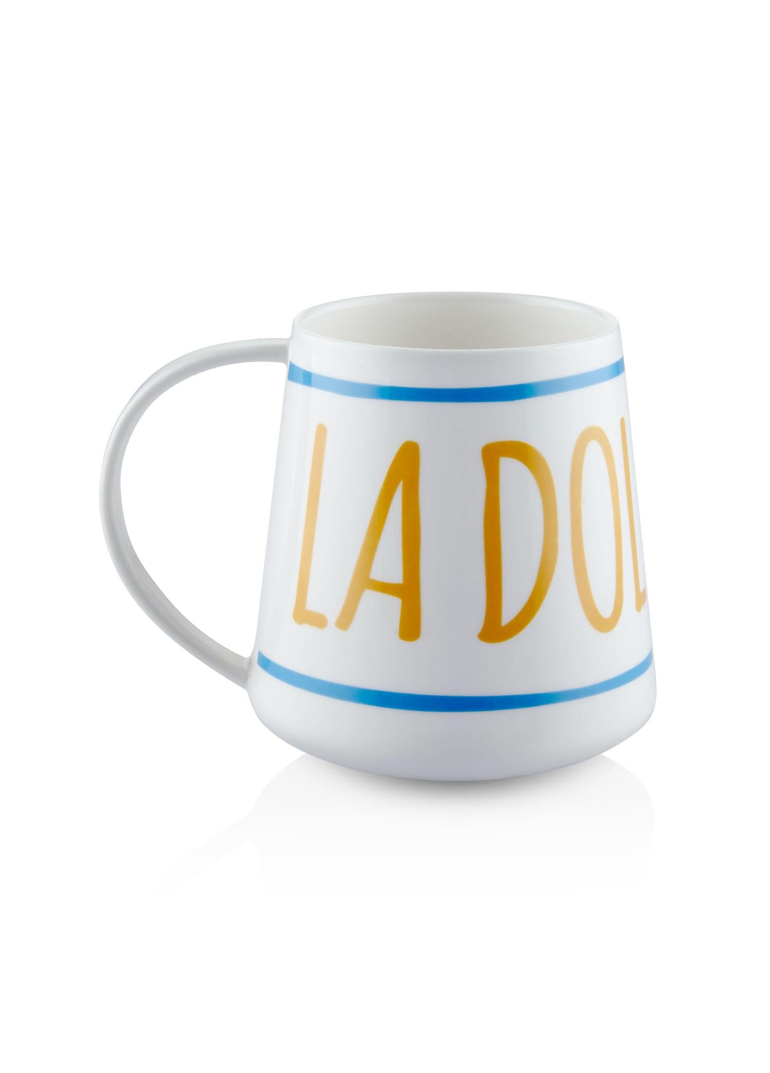 La Dolce Vita Porcelain Mug KPA0276 340 cc