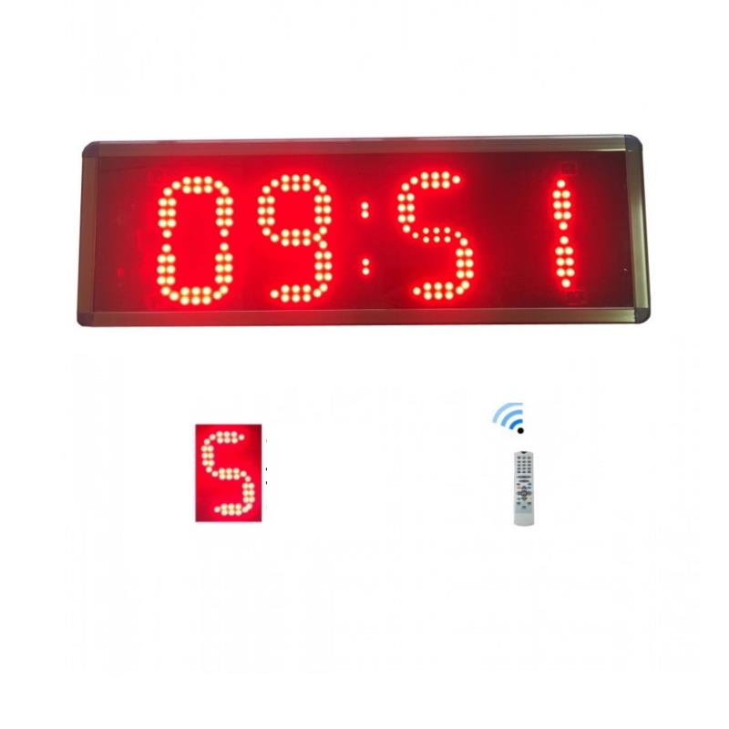 LED Digital Clock (Case: 16x50 cm - Red)