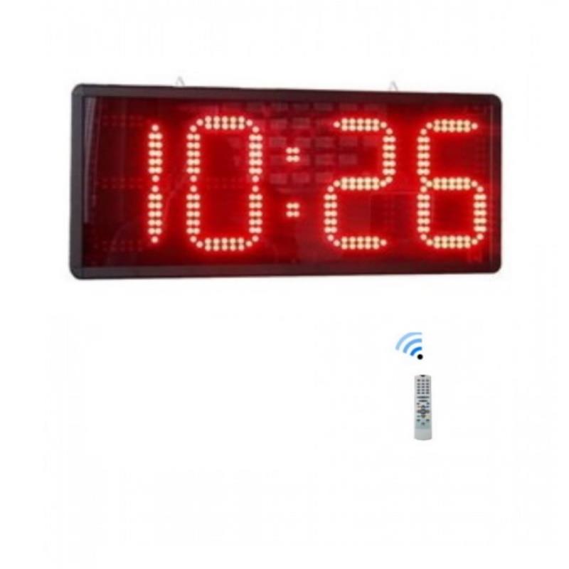 LED Digital Clock (Case: 25x57 cm - Red)