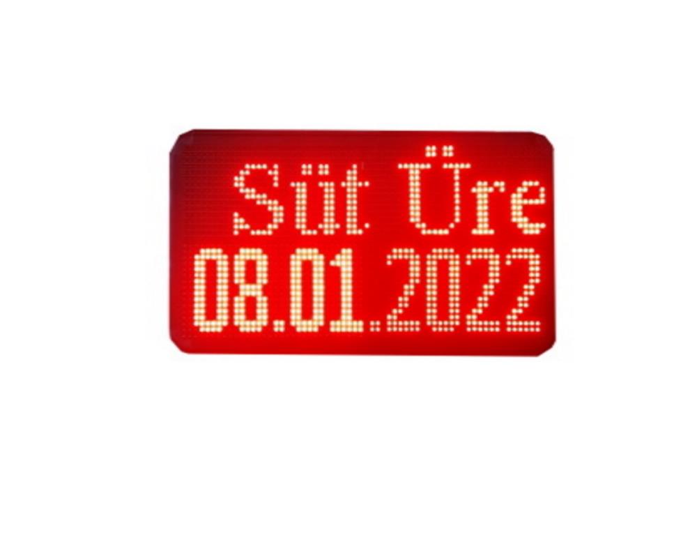 LED Scrolling Text Time Degree Date Sign (Case Dimension: 35x70 cm)