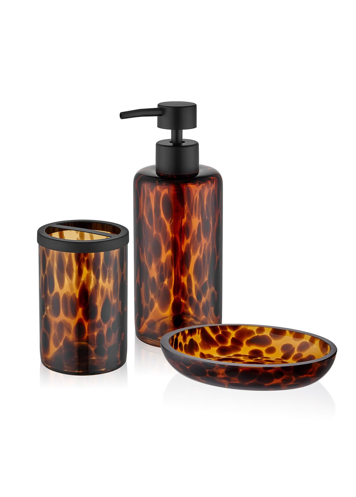 Leo Bathroom Set Amber 3 Pieces