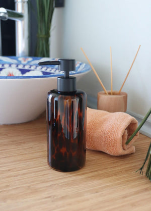 Leo Liquid Soap Dispenser Amber 350 ml - Exporgin - Global Shopping Site