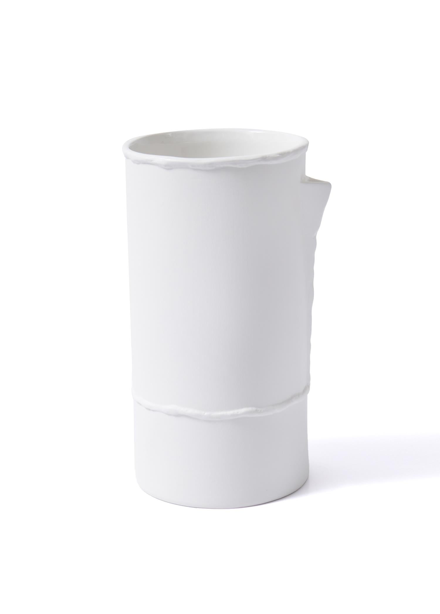 Licia Ceramic Vase White 19x16x31 cm