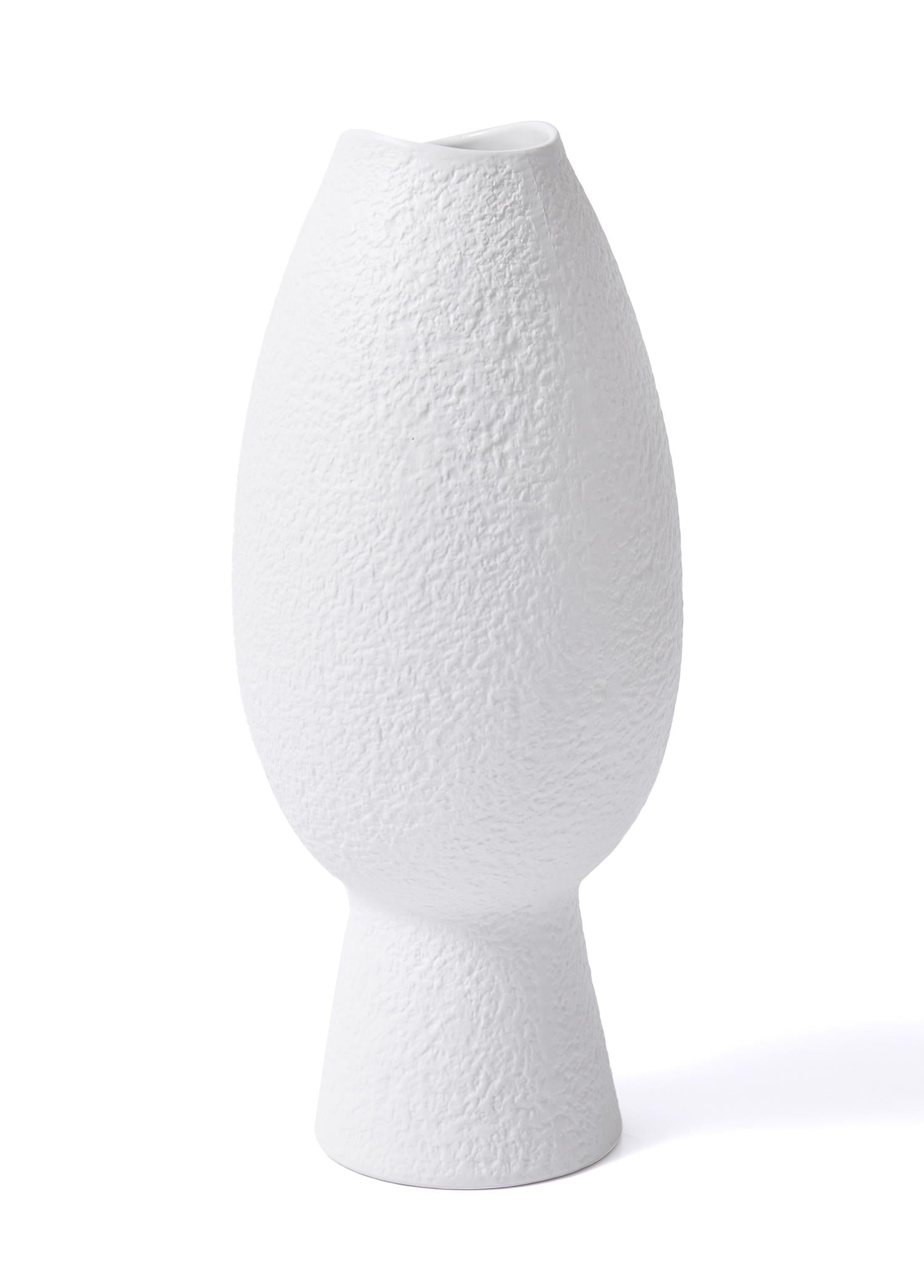 Licia Ceramic Vase White 20x20x45 cm