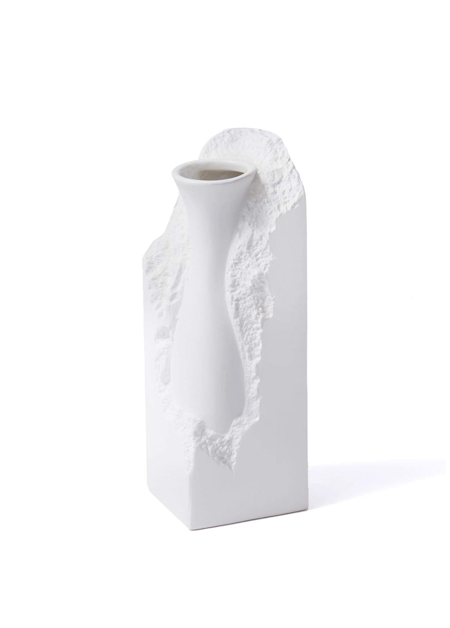 Licia Ceramic Vase White 9x9x26 cm