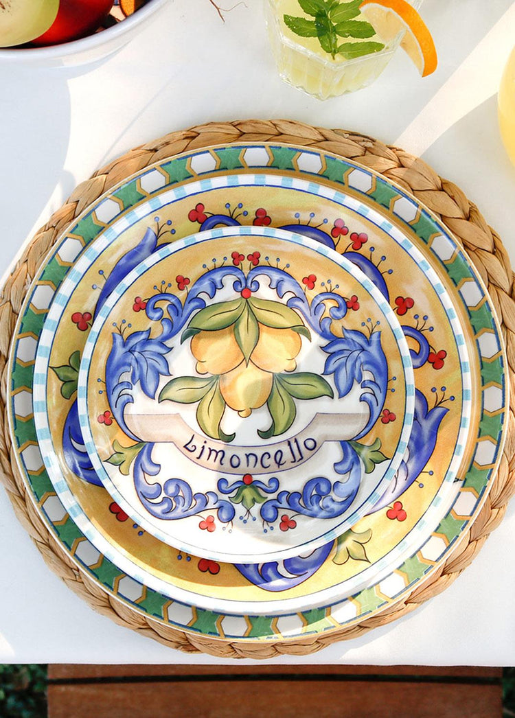 Limoncello Cake Plate Set of 6 19 cm - Exporgin - Global Shopping Site