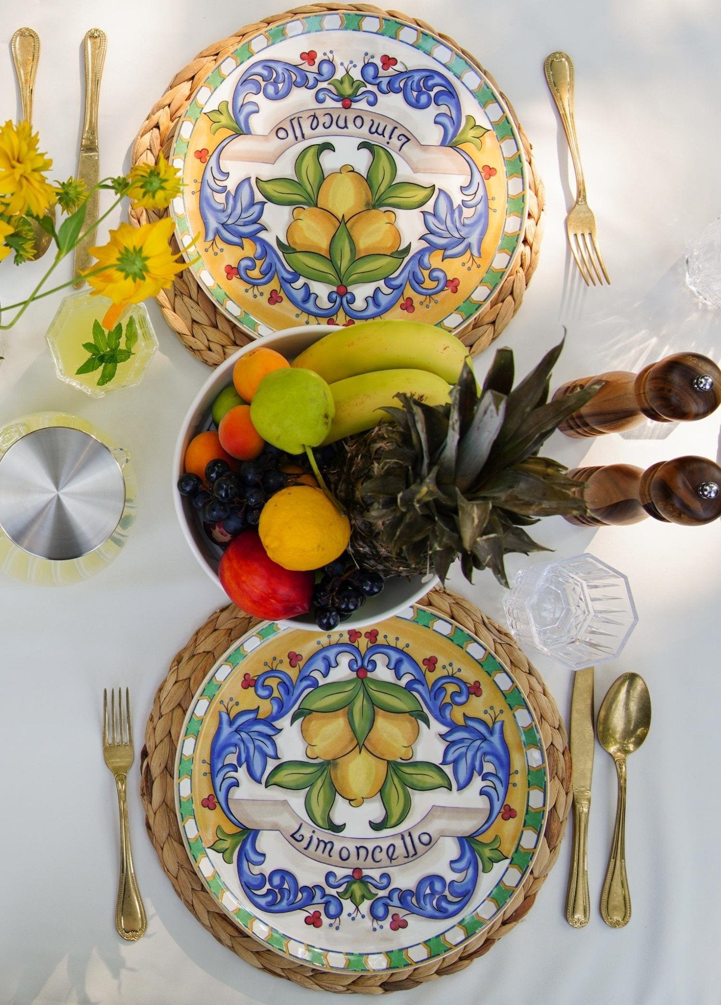 Limoncello Serving Plate 30 cm - Exporgin - Global Shopping Site