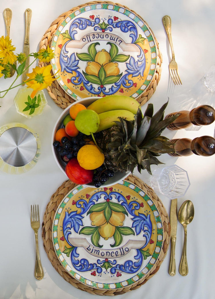 Limoncello Serving Plate 30 cm - Exporgin - Global Shopping Site