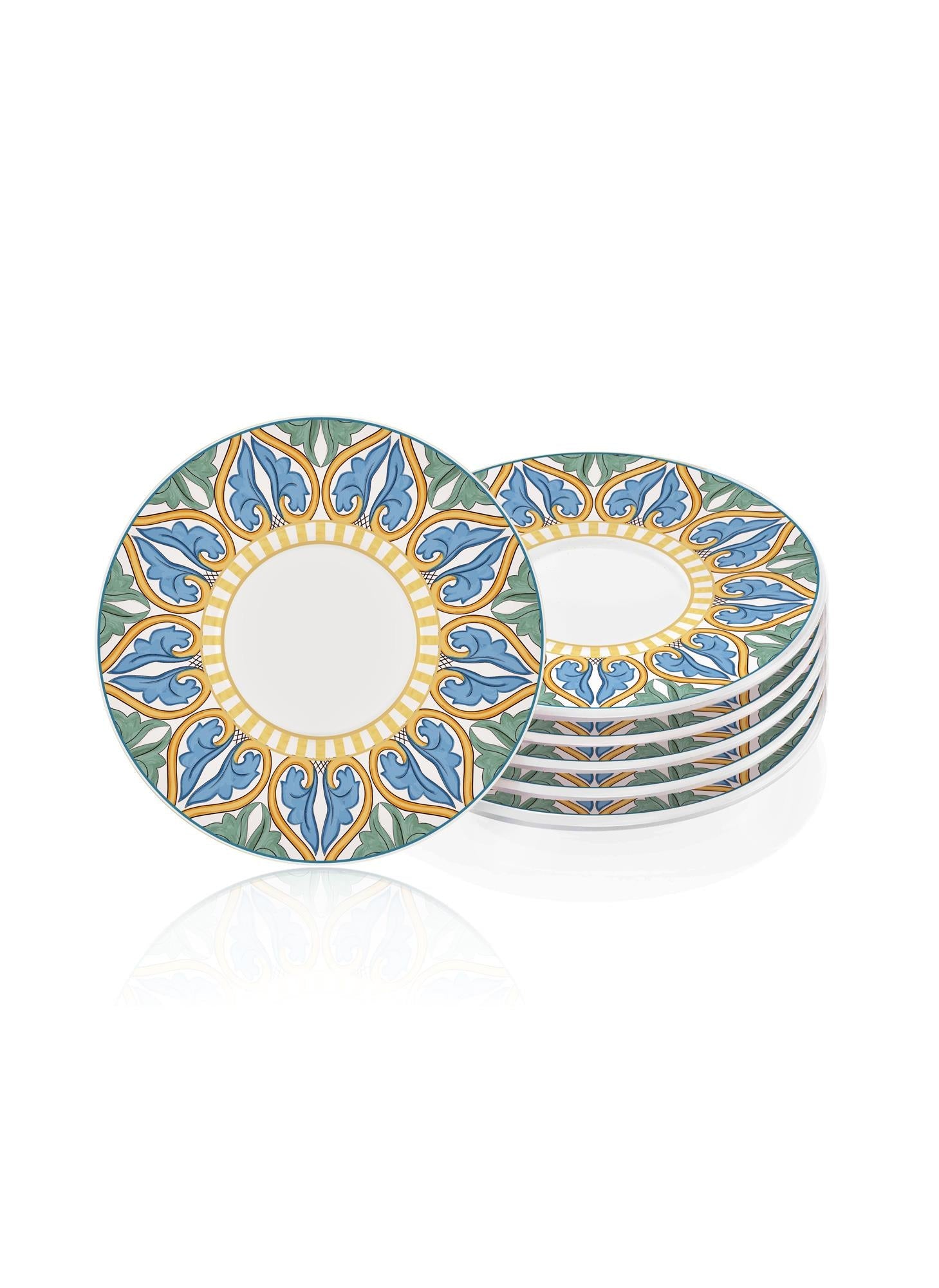 Limoncello Tea Plate Set of 6 13 cm - Exporgin - Global Shopping Site