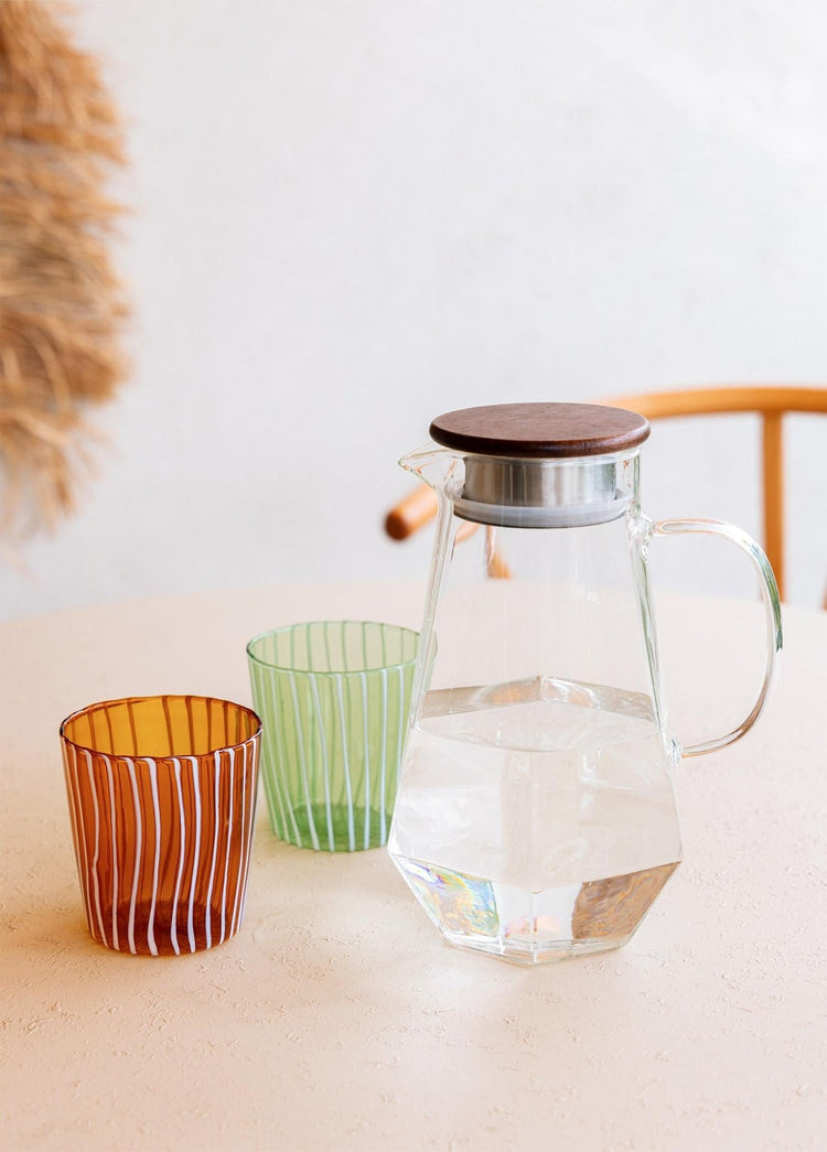 Line Water Glass Green 320 ml - Exporgin | Türkiye Comes to You