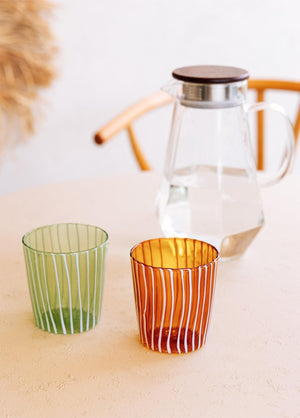 Line Water Glass Green 320 ml - Exporgin | Türkiye Comes to You