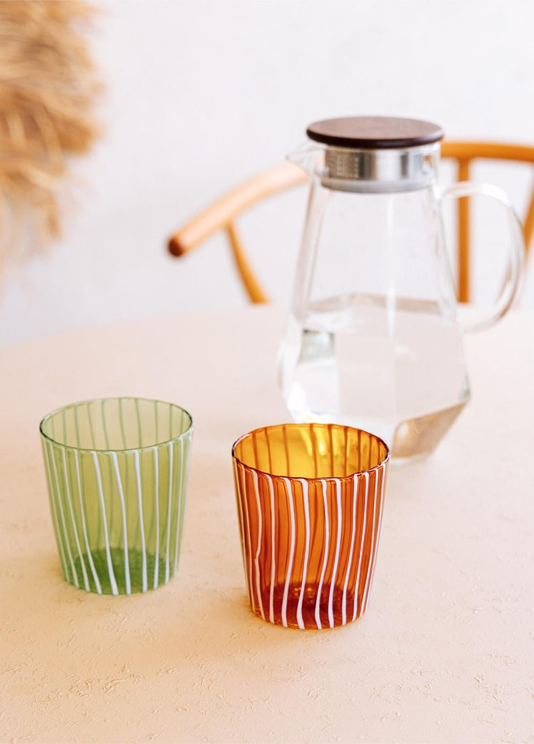 Line Water Glass Green 320 ml - Exporgin | Türkiye Comes to You