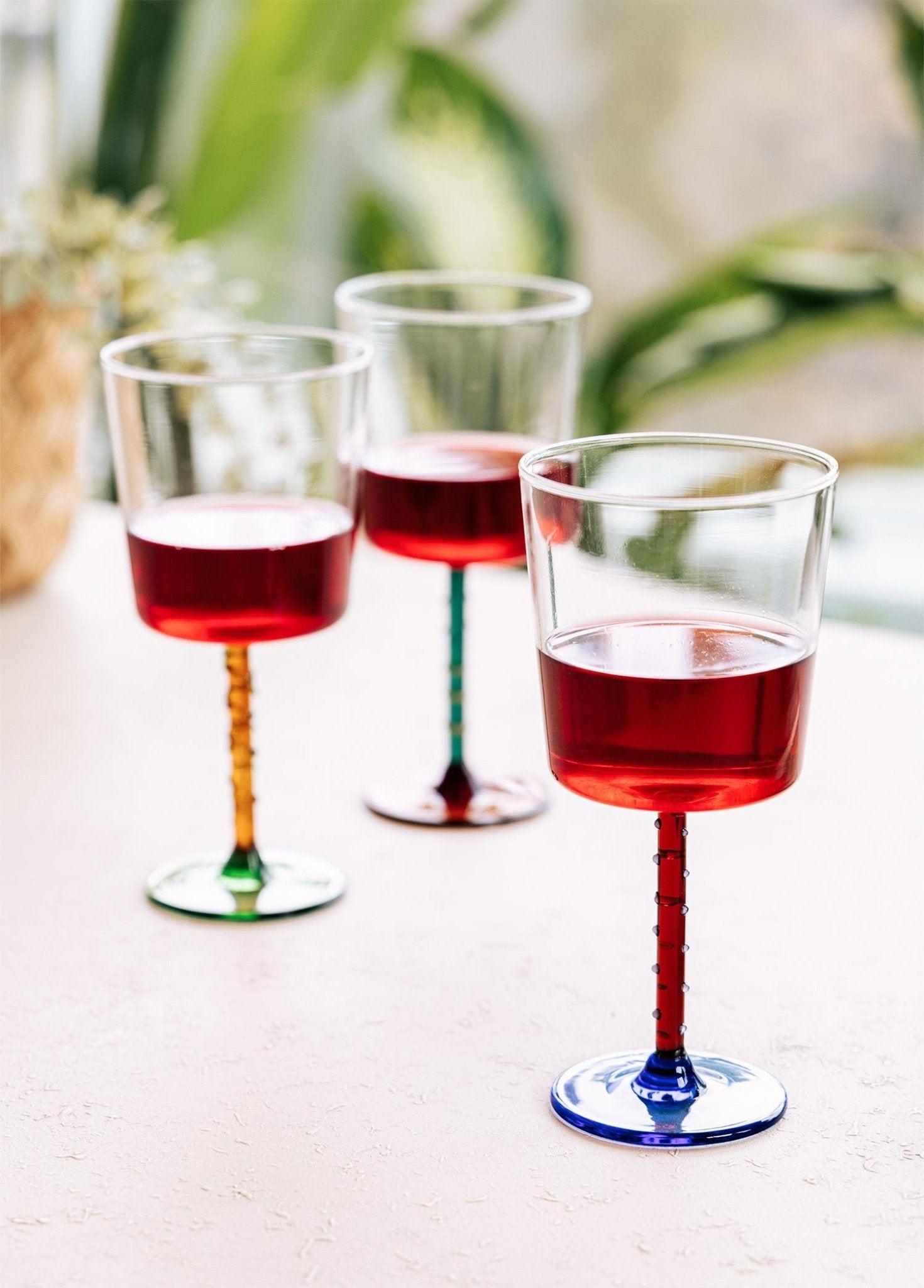 Line Wine Glass Amber 300 ml - Exporgin | Türkiye Comes to You