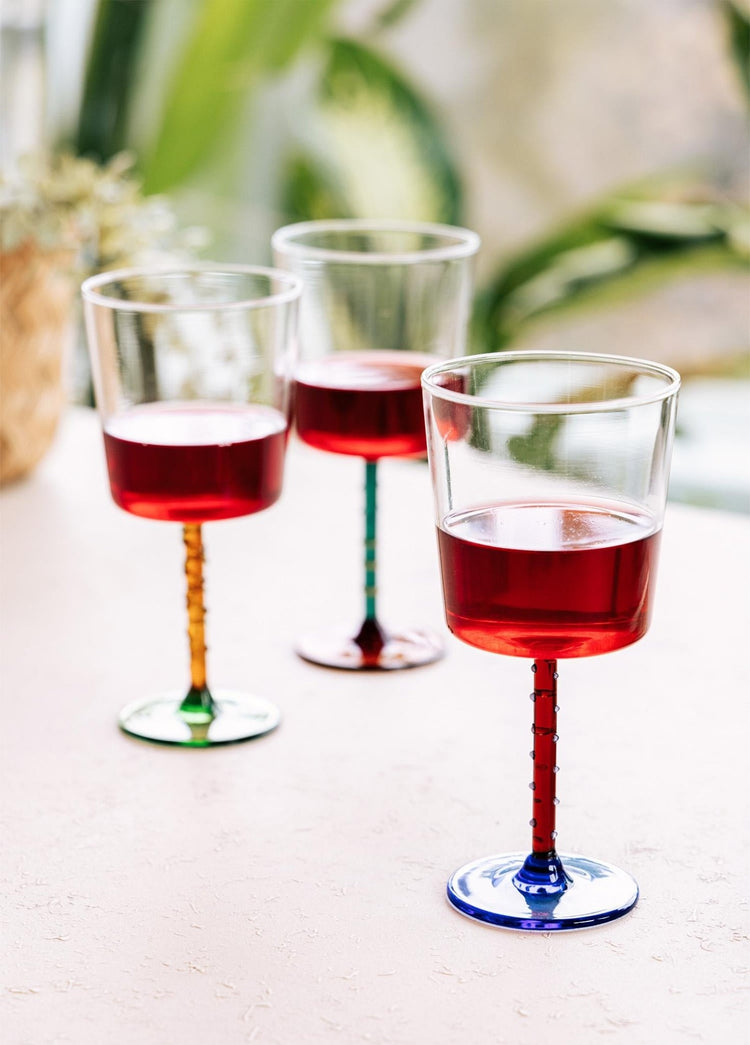 Line Wine Glass Amber 300 ml - Exporgin | Türkiye Comes to You