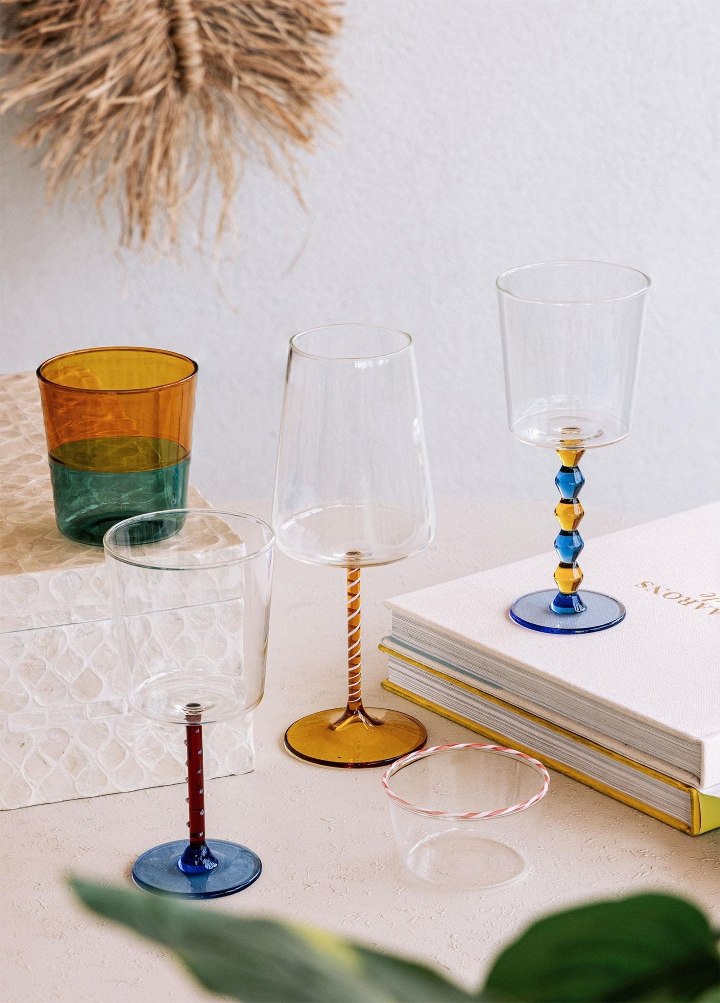 Line Wine Glass Amber 300 ml - Exporgin | Türkiye Comes to You