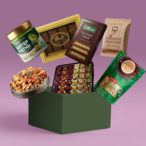 Luxury Christmas Gift Set – Dubai Chocolate, Turkish Coffee & Gourmet Sweets (Large) - Exporgin | Türkiye Comes to You
