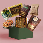 Luxury Christmas Gift Set with Aleppo Baklava – Turkish Coffee, Pistachio Cream & Chocolates (X - Large) - Exporgin | Türkiye Comes to You