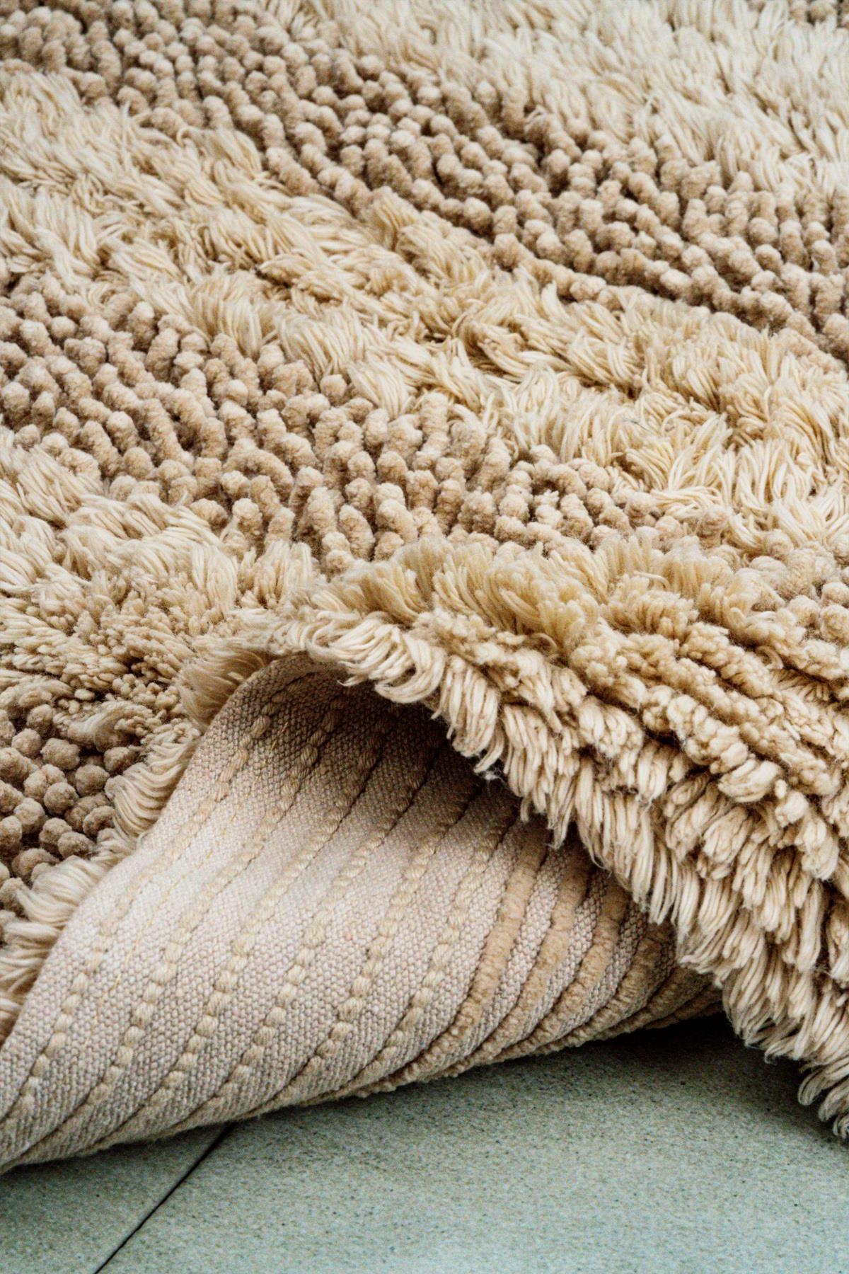 Luxury Softy Natural Cotton 2 piezas de alfombrilla de baño 60x100+50x60 - beige