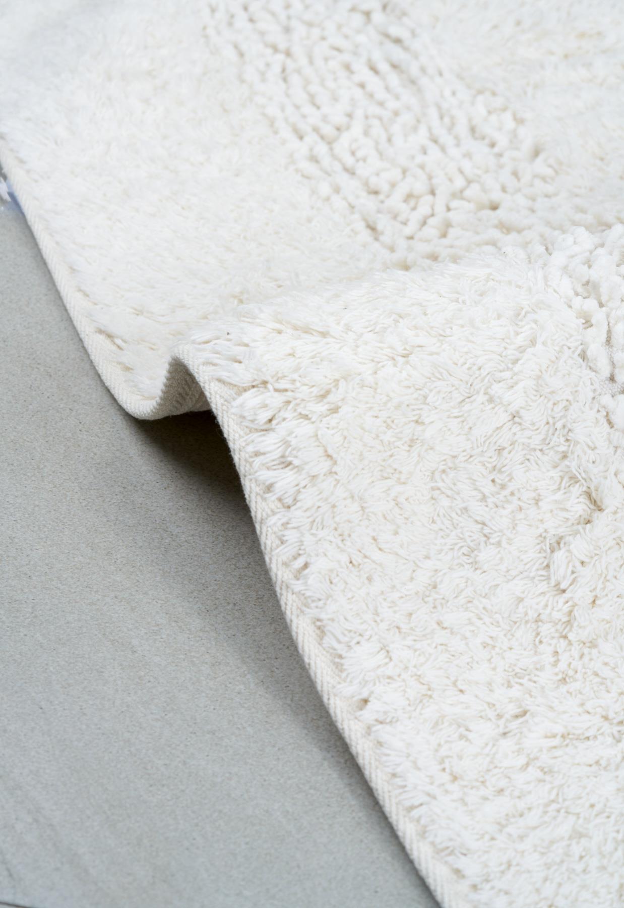 Luxury Softy Natural Cotton Bath Mat 50x80 cm - Cream