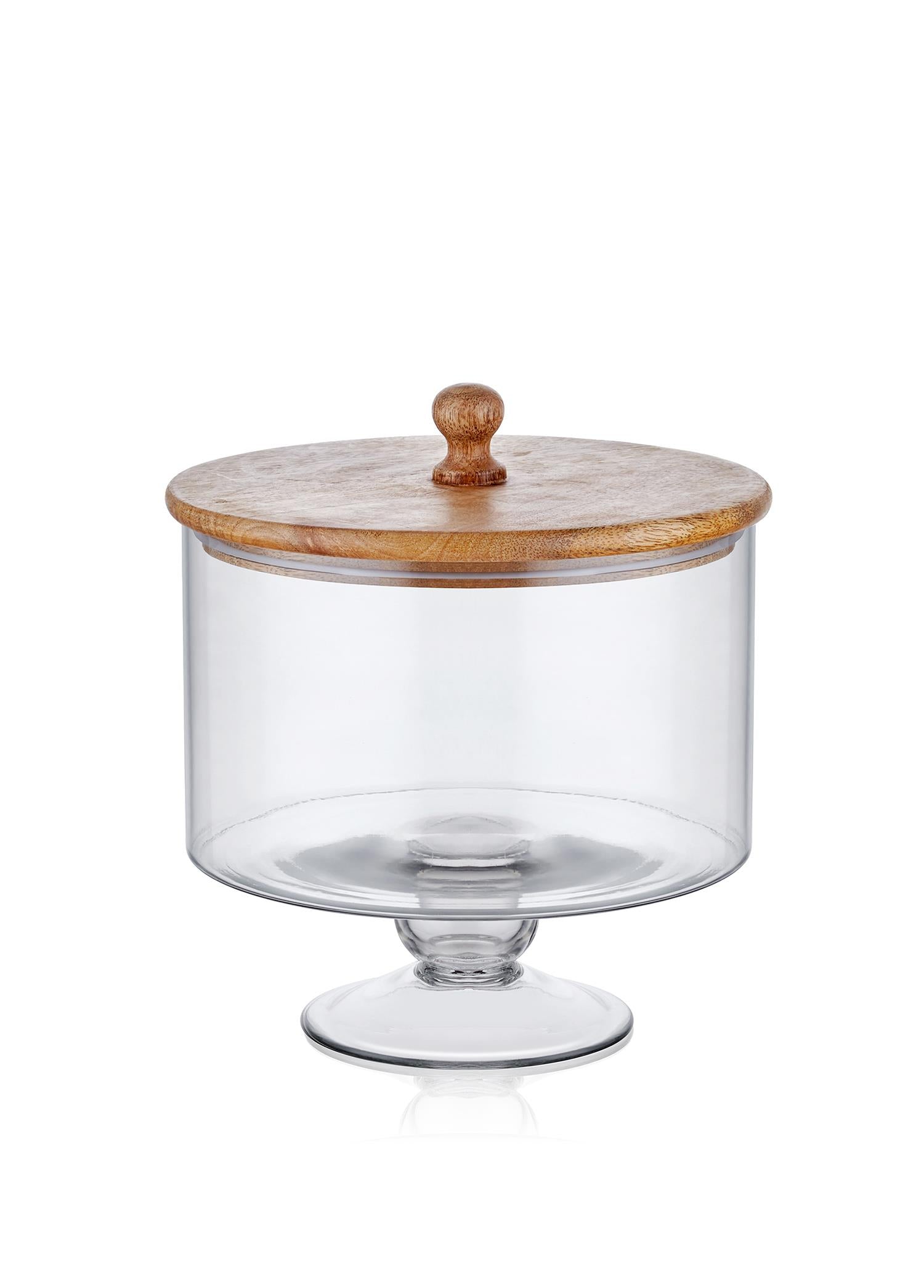 Madera Footed Cookie Jar 24x20x20 cm