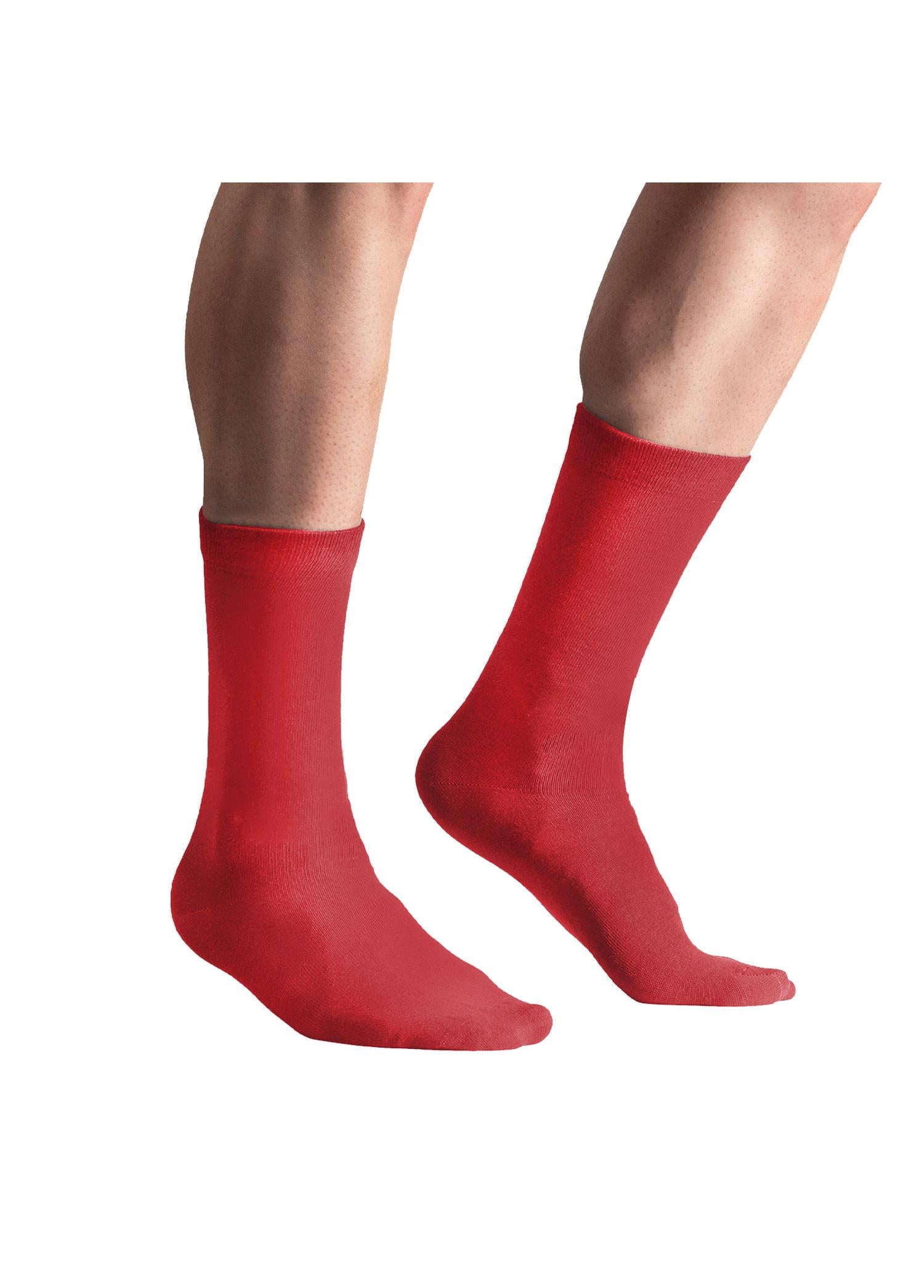 Mage Organic Cotton Men's Socks Red 41-45