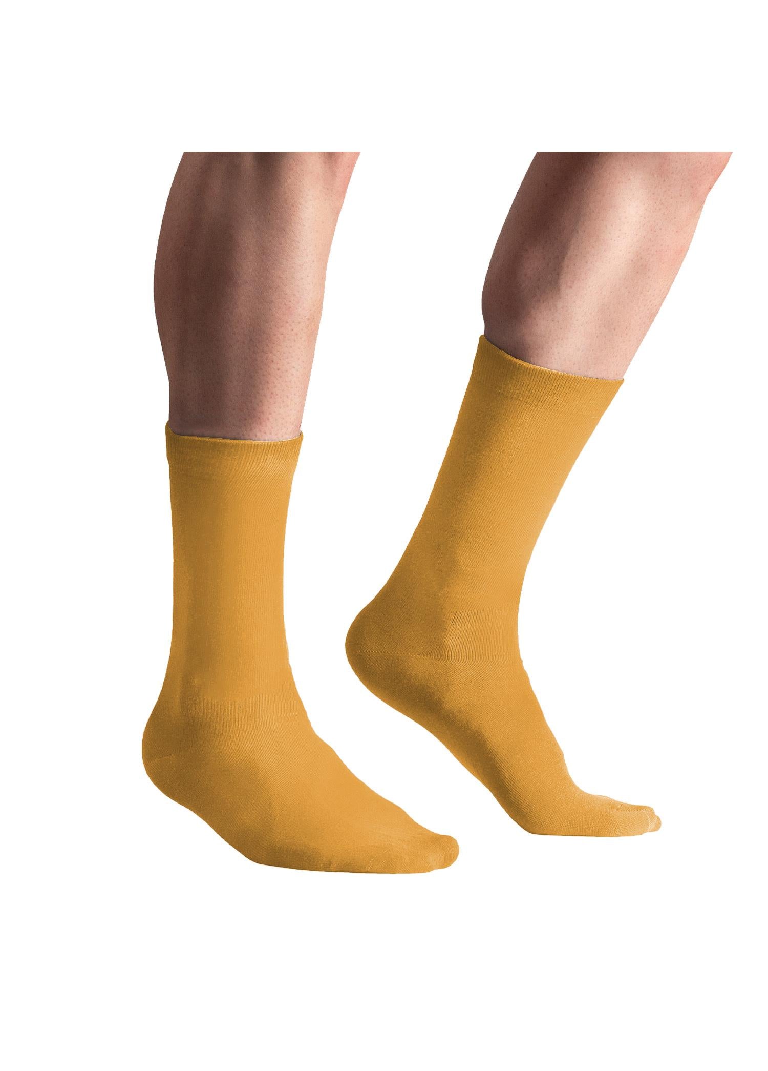 Mage Organic Cotton Men's Socks Yellow 41-45