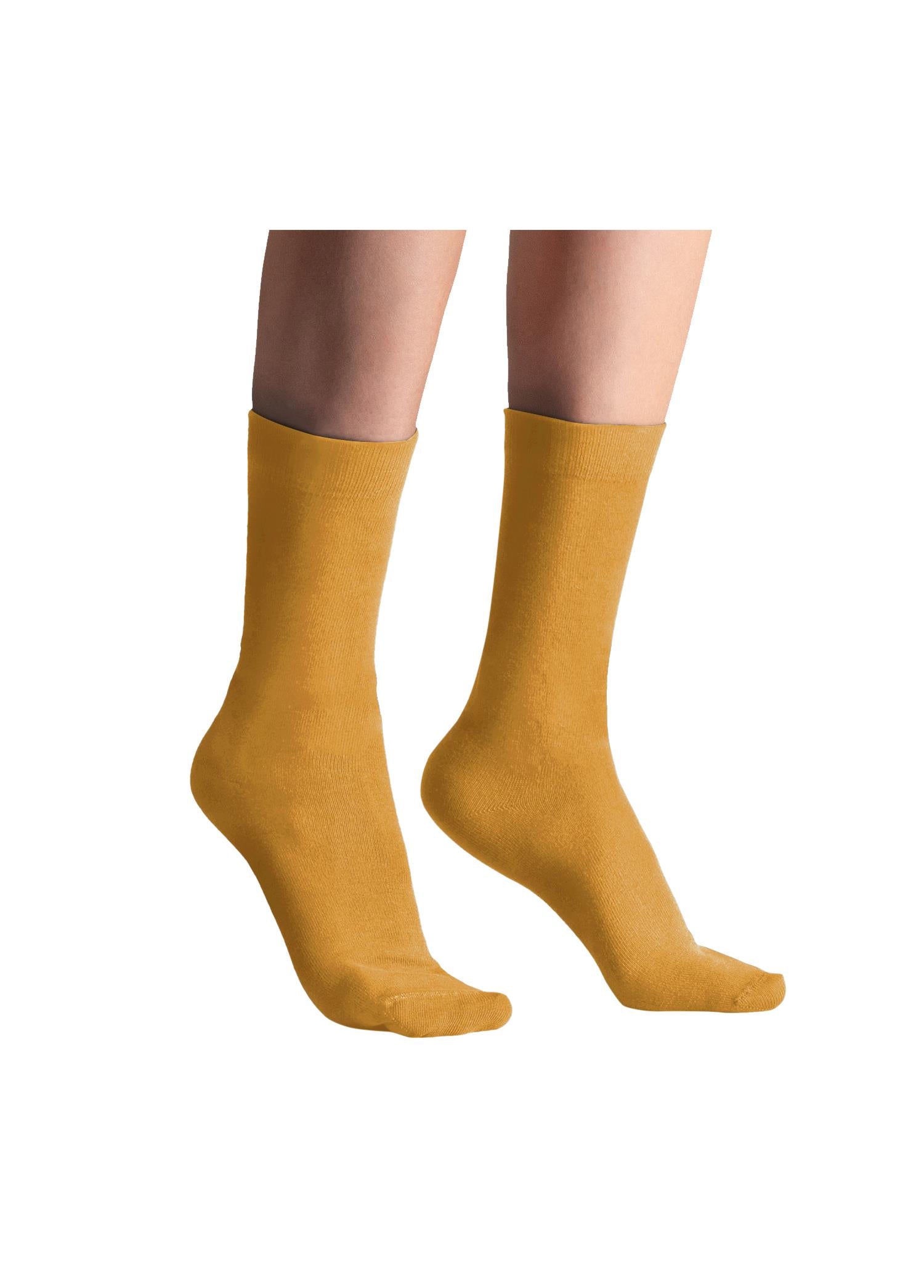 Mage Organic Cotton Women's Socks Yellow 36-40