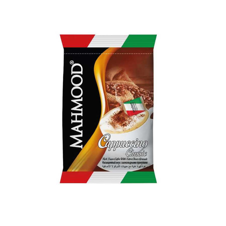 Mahmood Cappuccino Granulated Choco – Sugar - Free – 20 x 25g - Exporgin | Türkiye Comes to You