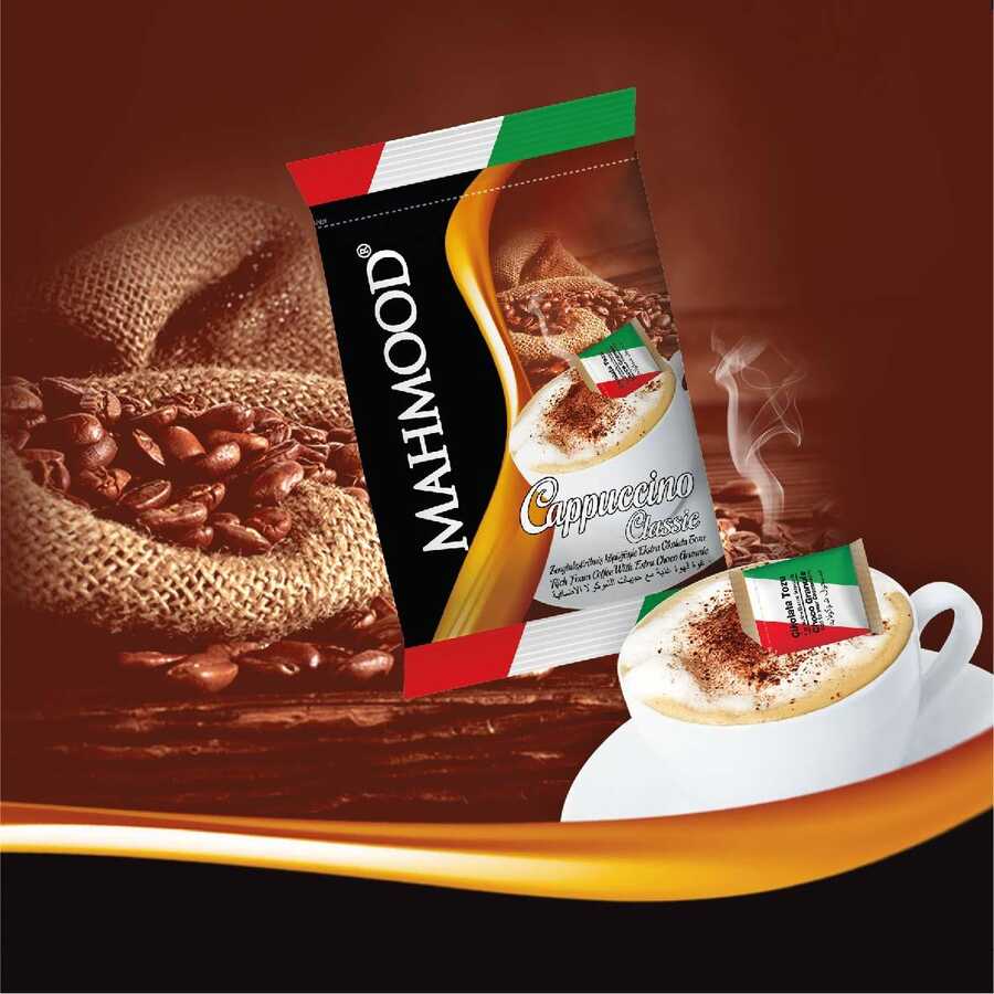 Mahmood Cappuccino Granulated Choco – Sugar - Free – 20 x 25g - Exporgin | Türkiye Comes to You