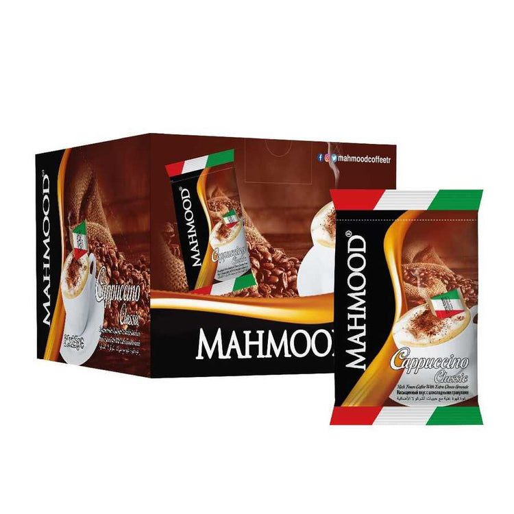 Mahmood Cappuccino Granulated Choco – Sugar - Free – 20 x 25g - Exporgin | Türkiye Comes to You