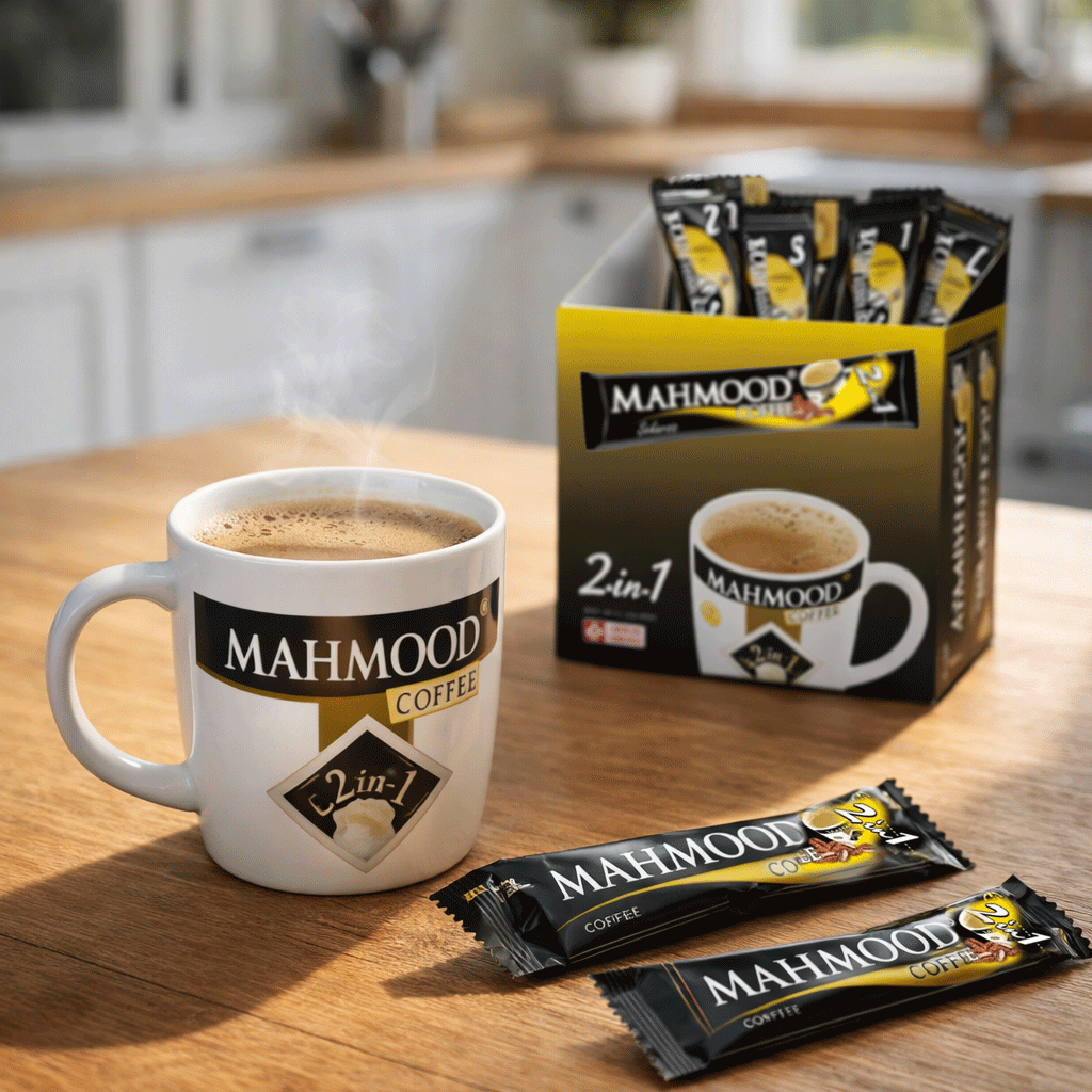 Mahmood Coffee 2 - in - 1 Stick 48 x 10 g - Exporgin | Türkiye Comes to You