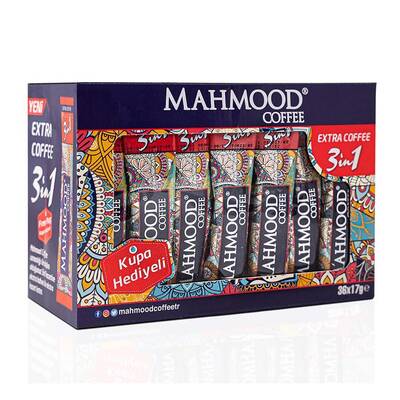 MAHMOOD COFFEE 2IN1 STICK GIFT MUG JAR 36 x 10 G