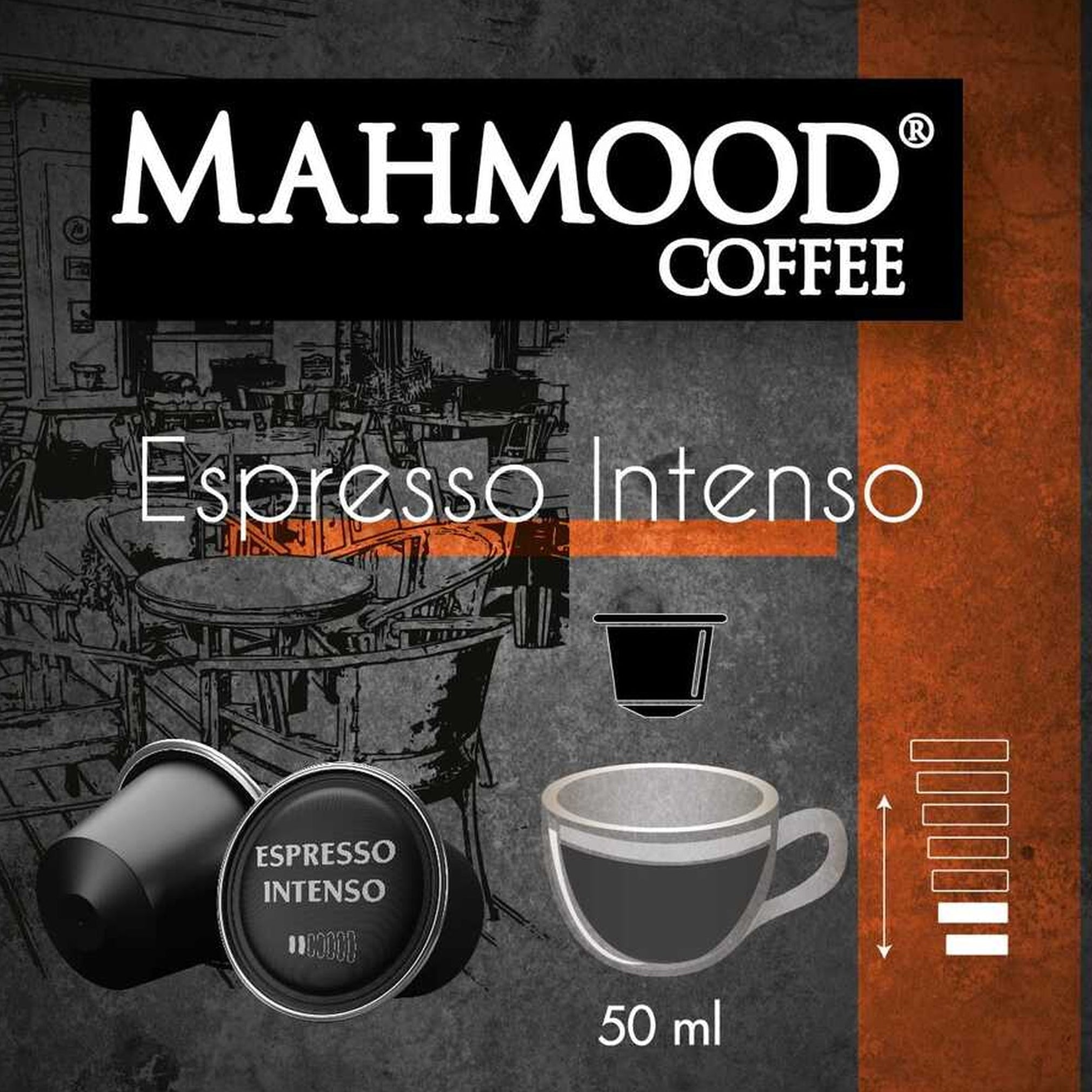 Mahmood Coffee Espresso Capsule Coffee 16x7g - Exporgin | Türkiye Comes to You