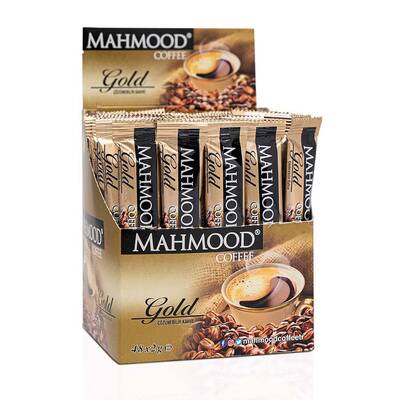 MAHMOOD COFFEE GOLD GLASS JAR 100 G